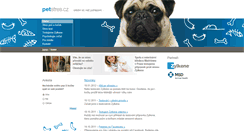 Desktop Screenshot of petstres.cz